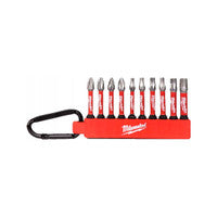 Milwaukee 4932480941 SHOCKWAVE Screwdriver Bit Carabiner Set (10 Pieces)
