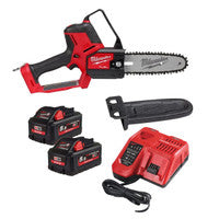 Milwaukee M18 FHS20-552 18V FUEL„¢ HATCHET„¢ 20cm Pruning Saw with 2x 5.5Ah Batteries