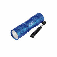 Draper 90103 COB LED Aluminium Hand Torch with 3 x AAA Batteries