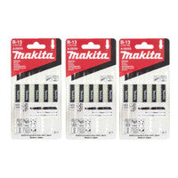Makita A-85656 Wood General Cutting Jigsaw Blades 70mm x 8 TPI (15 Pack)