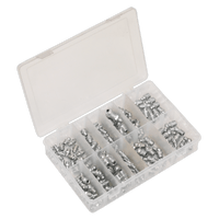 Sealey AB009GN Grease Nipple Assortment 130pc - Metric, BSP & UNF