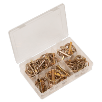Sealey AB022LP Linch Pin Assortment 50pc Metric