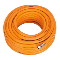 Sealey AHHC20 Air Hose 20m x Ø8mm Hybrid High Visibility with 1/4"BSP Unions