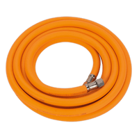 Sealey AHHC5 Air Hose 5m x Ø8mm Hybrid High Visibility with 1/4"BSP Unions