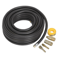 Sealey AHK01 Air Hose Kit 15m x Ø8mm with Connectors