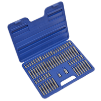 Sealey AK21974 TRX-Star/Security TRX-Star/Hex/Ribe/Spline Bit Set 74pc 3/8" & 1/2"Sq Drive