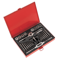 Sealey AK3028 Tap & Die Set 28pc Split Dies Metric