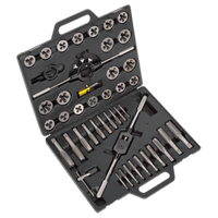 Sealey AK303IMP Tap & Die Set 45pc Split Dies Imperial