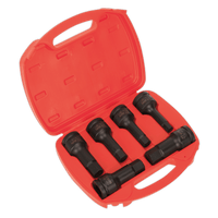 Sealey AK5586 Impact Hex Socket Bit Set 6pc 3/4"Sq Drive