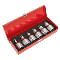 Sealey AK6217 Hex Socket Bit Set 6pc 3/4"Sq Drive