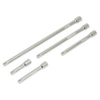 Sealey AK6331 Extension Bar Set 5pc 1/4"Sq Drive