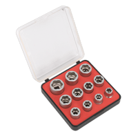 Sealey AK7281 Bolt Extractor Socket Set 11pc 3/8"Sq Drive Metric