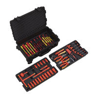 Sealey AK7938 1000V Insulated Tool Kit 3/8"Sq Drive 50pc