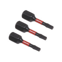 Sealey AK8215 TRX-Star* T10 Impact Power Tool Bits 25mm - 3pc
