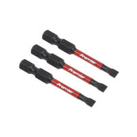 Sealey AK8226 Slotted 4.5mm Impact Power Tool Bits 50mm - 3pc