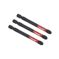 Sealey AK8256 Phillips #3 Impact Power Tool Bits 75mm - 3pc