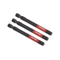 Sealey AK8264 Hex 6mm Impact Power Tool Bits 75mm - 3pc