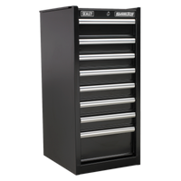 Sealey AP33589B Hang-On Chest 8 Drawer with Ball Bearing Slides - Black