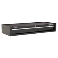 Sealey AP41119B Mid-Box 1 Drawer with Ball Bearing Slides Heavy-Duty- Black