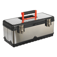 Sealey AP505S Stainless Steel Toolbox 505mm with Tote Tray