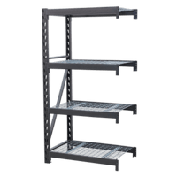 Sealey AP6372E Heavy-Duty Racking Extension Pack with 4 Mesh Shelves 640kg Capacity Per Level
