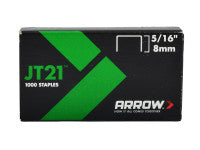 Arrow ARRJT21516 JT21 T27 Staples 8mm ( 5/16in) Box 5000