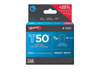 Arrow ARRT50916 T50 Staples 14mm (9/16in) Pack 5000 (4 x 1250)