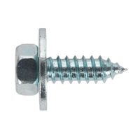 Sealey ASW14 Acme Screw with Captive Washer #14 x 3/4" Zinc BS 7976/6903/B Pack of 100