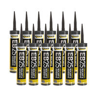 Everbuild EB25 Hybrid Sealant Adhesive Anthracite 300ml (12 Pack)