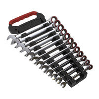 Sealey AK63940 Combination Ratchet Spanner Set 12pcs
