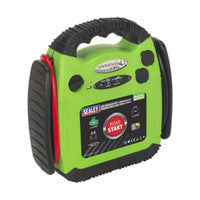 Sealey RS1312HV RoadStart Hi-Vis Green Emergency Jump Starter 12V 900 Peak Amps