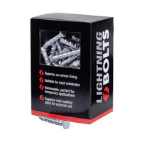 Lightning Bolts M12 x 75mm Hex Head LGB1275 (50 Pack)