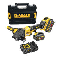 DeWalt DCG418T2 54V XR FlexVolt Brushless 125mm Angle Grinder with 2x 6Ah Batteries