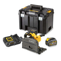 DeWalt DCS520T2-GB 54V XR FlexVolt 165mm Brushless Plunge Saw with 2x 6.0Ah Batteries