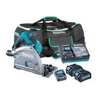 Makita SP001GD202 40V Max XGT 165mm Plunge Saw with 2x 2.5Ah Batteries