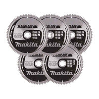 Makita B-32845 MAKBLADE TCT Circular Saw Blade 260 x 30mm 80T (5 Pack)