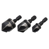 BlueSpot Tools B/S20310 Countersink Bit Set 3 Piece