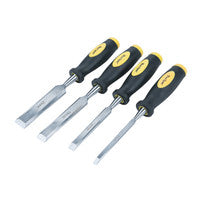 BlueSpot Tools B/S28004 Chisel Set Double Colour Handle Set 4 Piece