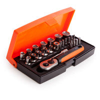 Bahco SL25 Socket Set Metric 1/4" Drive 25pcs