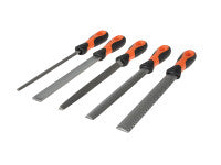 Bahco BAH47708 ERGO Engineering Second Cut File Set 5pcs