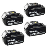 Makita BL1850 18V 5.0Ah LXT Lithium-Ion Battery (Pack of 4)
