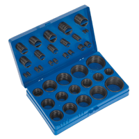 Sealey BOR407 Rubber O-Ring Assortment 407pc - Imperial