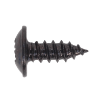 Sealey BST3510 Self Tapping Screw 3.5 x 10mm Flanged Head Black Pozi BS 4174 Pack of 100