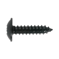 Sealey BST4813 Self Tapping Screw 4.8 x 13mm Flanged Head Black Pozi BS 4174 Pack of 100
