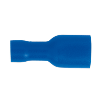 Sealey BT16 Fully Insulated Terminal 6.3mm Female Blue Pack of 100