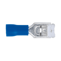 Sealey BT17 Piggy-Back Terminal 6.3mm Blue Pack of 100