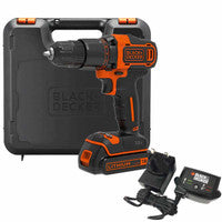 Black & Decker BCD700S1K-GB Cordless 2 Gear 18V Hammer Drill with 1x 1.5Ah Battery