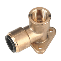 Sealey CAS15BWE Wingback Elbow 15mm x 1/2"BSP Brass (John Guest Speedfit® - PM15WB)