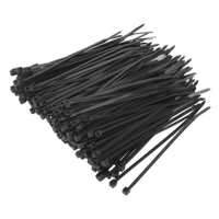 Sealey CT10025P200 Cable Tie 100 x 2.5mm Black Pack of 200