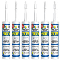 CT1 Sealant & Construction Adhesive White 290ml (6 Pack)